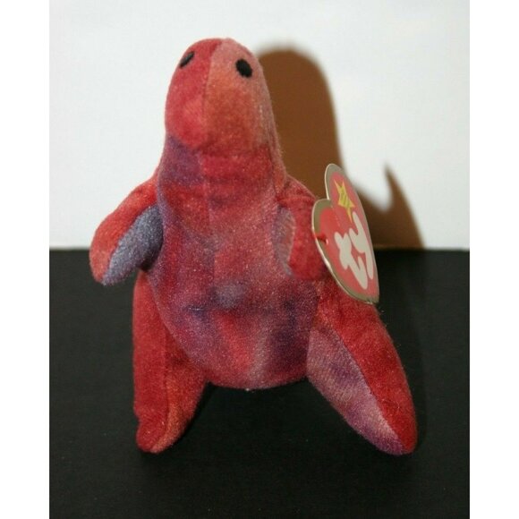 TY Beanie Baby Rex T Rex Dinosaur 1995 Mcdonalds red 4086 teenie - Picture 2 of 9